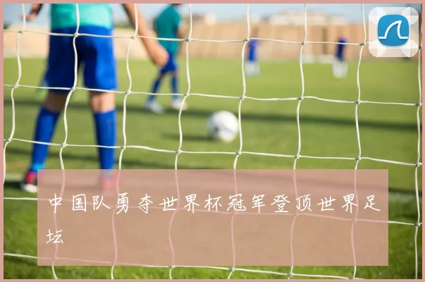 中国队勇夺世界杯冠军登顶世界足坛