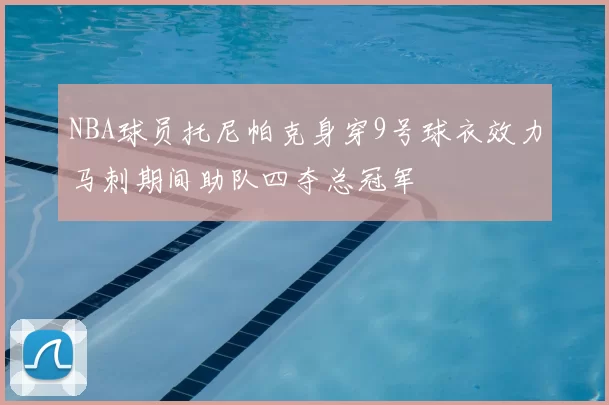 NBA球员托尼帕克身穿9号球衣效力马刺期间助队四夺总冠军